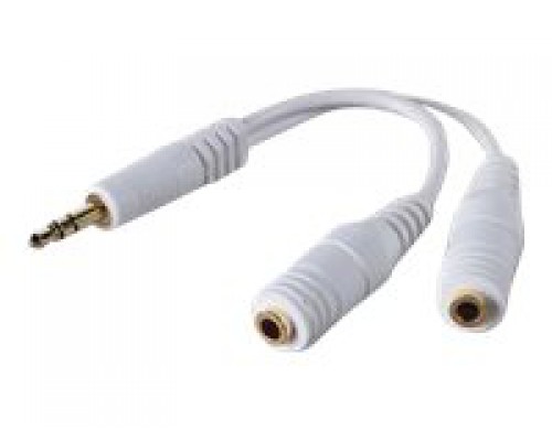 BELKIN iPod Y-adapter splitter 3,5 white 3G 4G Mini U2 Shuffle Nano Video