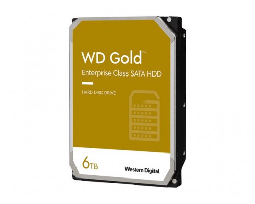 WD Gold 6TB SATA 6Gb&sol;s 3&period;5inch 256MB cache 7200rpm internal RoHS compliant Enterprise HDD Bulk