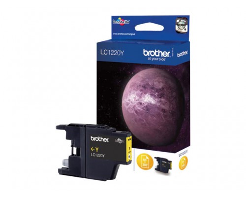 BROTHER LC-1220 inktcartridge geel standard capacity 300 pagina s 1-pack