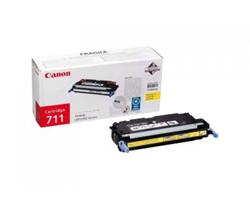CANON 711 tonercartridge geel standard capacity 6.000 pagina s 1-pack