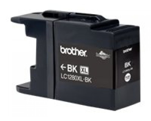 BROTHER LC-1280 inktcartridge zwart extra high capacity 2x 2&period;400 pagina s 1-pack blister zonder alarm