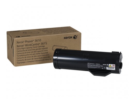 XEROX Phaser 3610 WorkCentre 3615 tonercartridge zwart extra high yield 25&period;300 pagina s 1-pack