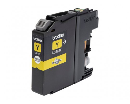 BROTHER LC-123 inktcartridge geel standard capacity 600 paginas 1-pack