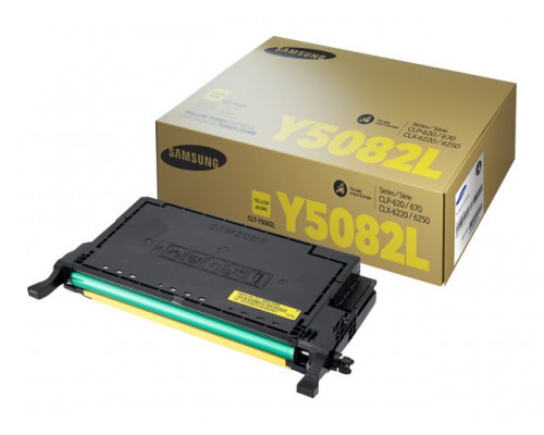 SAMSUNG CLT-Y5082L&sol;ELS H-Yld Yel Toner Cr