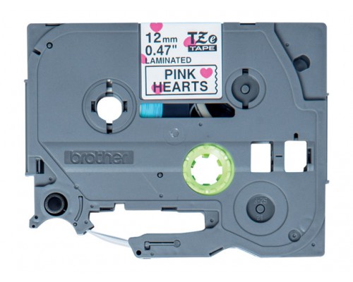 BROTHER tape black&sol;heart pattern 12mm&sol;4m