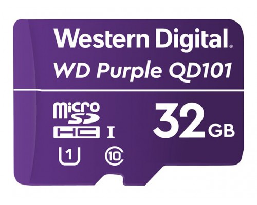 WD Purple 32GB Surveillance microSD HC - Class 10 UHS 1