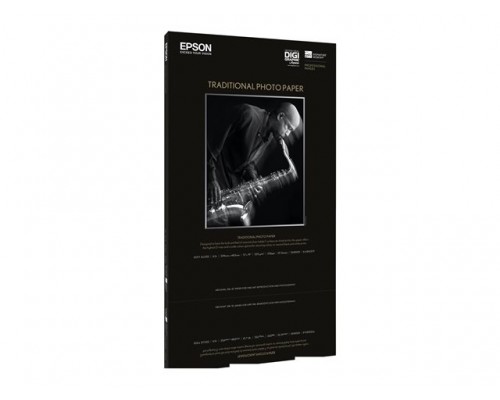 EPSON S045052 Traditional photo paper inktjet 330g&sol;m2 A2 25 sheets 1-pack