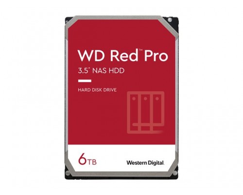 WD Red Pro 6TB SATA 6Gb&sol;s 256MB Cache Internal 8&period;9cm 3&period;5inch 24x7 7200rpm optimized for SOHO NAS systems 1-24 Bay HDD Bulk NV