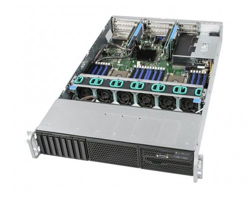 INTEL Server Barebone R2208WFQZSR S2600WFQR 1x 1300W PSU 2x PCIe ricer card bracket 2x 3-slot PCI riser card 1x 2-slot LP PCIe riser
