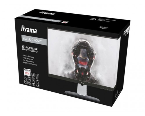 IIYAMA G-Master GB2730QSU Display 27inch WQHD 2560x1440 75Hz Display Port DVI HDMI Display Port