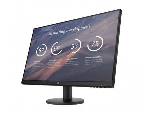 HP P27v G4 27inch IPS Monitor FHD 1920x1080 16&colon;9 1000&colon;1 5ms 1xHDMI1&period;4 1xVGA Black