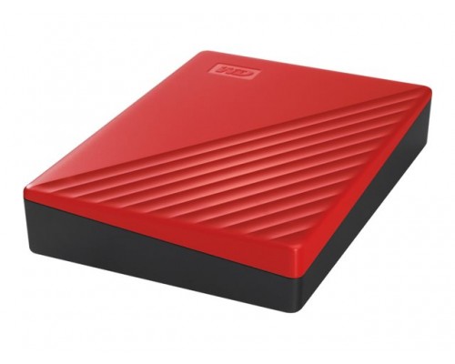 WD My Passport 4TB portable HDD USB3&period;0 USB2&period;0 compatible Red Retail