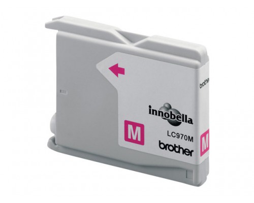 BROTHER LC-970 inktcartridge magenta standard capacity 300 paginas 1-pack blister zonder alarm