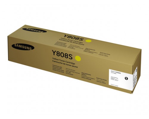 SAMSUNG CLT-Y808S&sol;ELS Yellow Toner Cartridge