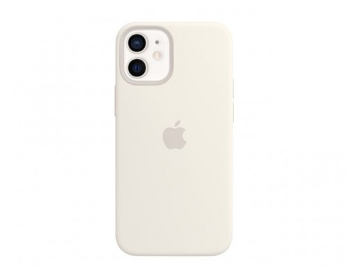 APPLE iPhone 12 mini Silicone Case with MagSafe - White