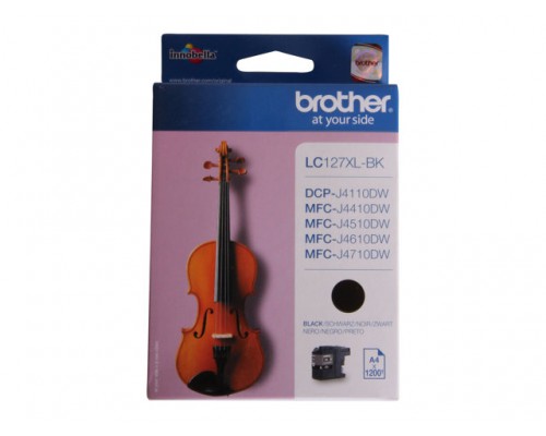 BROTHER LC-127XL inktcartridge zwart high capacity 1&period;200 pagina s 1-pack