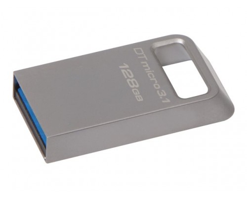 KINGSTON 128GB DTMicro USB3&period;1&sol;3&period;0 Type-A metal ultra-compact flash drive
