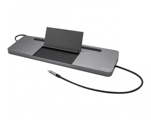 I-TEC USB-C Metal 4K 3xDisplay DS 1xHDMI 1xVGA 1xDP 1xSD+1x microSD Cardreader 1xGLAN 1x3.5mm Audio 2xUSB 3.0 2xUSB 2.0 1xUSB-C PD