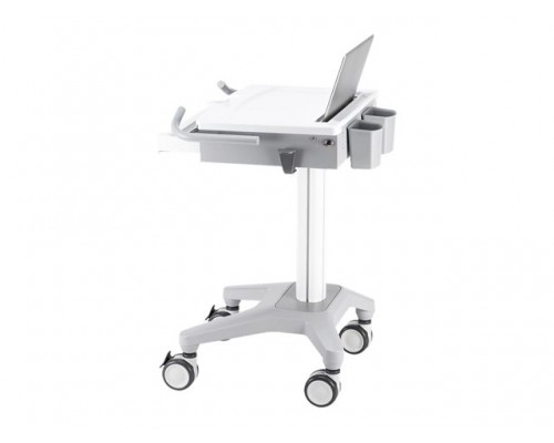 NEOMOUNTS BY NEWSTAR Mobile Laptop Cart incl. keyboard & mouse drawer 10-22inch Creme