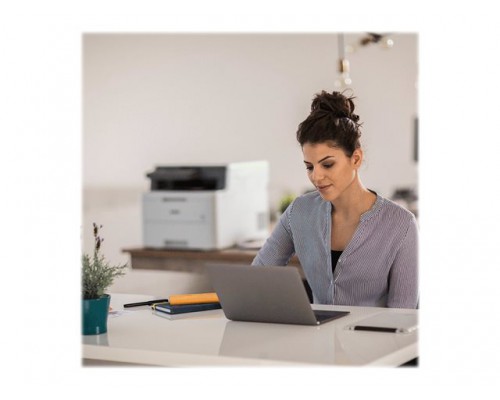 BROTHER DCPL3510CDWRF1 Multifunction 3-in-1 LED Color with Duplex and Wi-Fi 18ppm in Black and Color 18ppm
