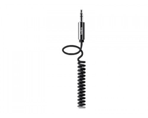 BELKIN 3.5mm Coiled Audio cable 1.8m  black