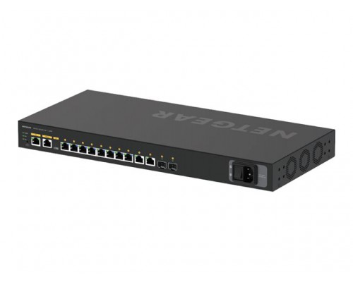 NETGEAR 12-Port AV Line M4250-10G2XF-PoE+ 8x1G PoE+ 240W 2x1G 2xSFP+ Managed Switch