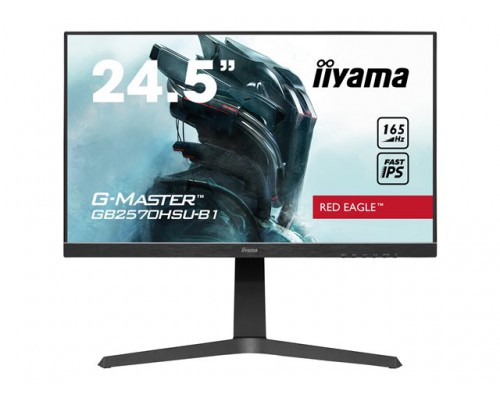 IIYAMA GB2570HSU-B1 24&period;5inch ETE IPS FHD 16&colon;9 165Hz 1000&colon;1 400cd&sol;m2 0&period;5ms HDMI DP USB-HUB