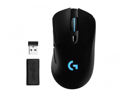 LOGITECH G703 LIGHTSPEED Mouse - BLACK - 2&period;4GHZ - EWR2