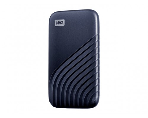 WD My Passport SSD 2TB Midnight Blue Cross Compatible USB 3&period;2 Gen-2 and USB-C 1050MB&sol;s Read 1000MB&sol;s Write PC & Mac Compatiable