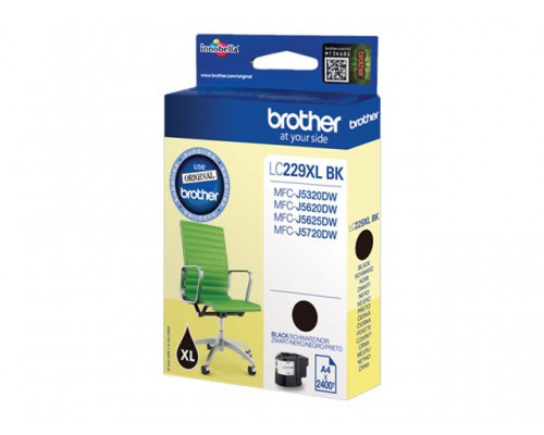 BROTHER LC-229XL inktcartridge zwart high capacity 2&period;400 paginas 1-pack blister zonder alarm