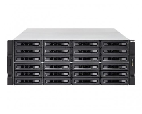 QNAP TS-2483XU-RP-E2136-16G 24-Bay NAS E-2136 16GB DDR4 24x2.5inch/3.5inch SATA HDD/SSD 4 GigaLan 2x10GbE SFP