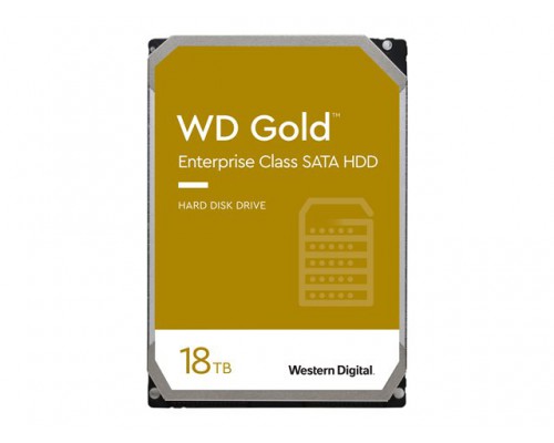 WD Gold 18TB HDD 7200rpm 6Gb&sol;s sATA 512MB cache 3&period;5inch intern RoHS compliant Enterprise Bulk