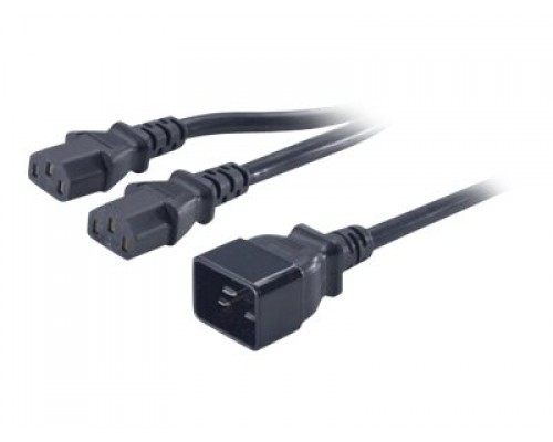APC Power Cord Splitter C20 to 2 C13 0.5m