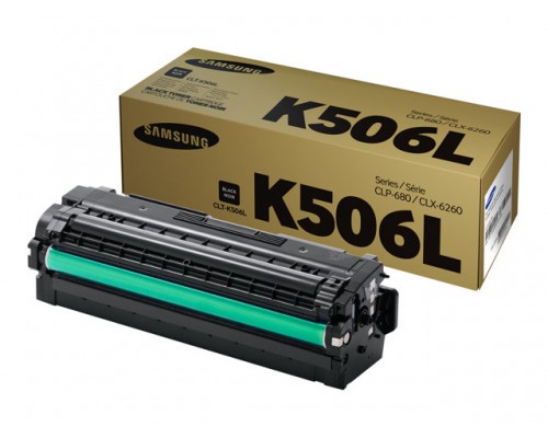 SAMSUNG CLT-K506L&sol;ELS High Yield Black Toner Cartridge