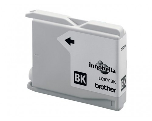 BROTHER LC-970 inktcartridge zwart standard capacity 350 paginas 1-pack blister zonder alarm