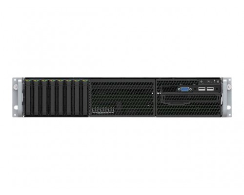 INTEL Server Barebone R1208WFQYSR S2600WFQR 1x 1100W PSU 1x F1UL16RISER3 1x F1U8X25S3PHS 8x FXX35HSCAR3