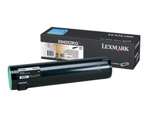 LEXMARK X940e&comma; X945e tonercartridge zwart standard capacity 36&period;000 pagina s 1-pack