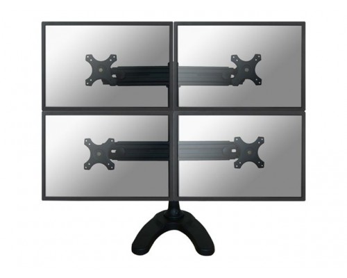 NEOMOUNTS BY NEWSTAR FPMA-D700DD4 10-30inch Flat Screen Desk Mount stand&sol;grommet