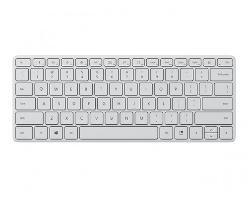 MS Bluetooth Compact Keyboard Bluetooth French Glacier Belgium&sol;Netherlands 1 License