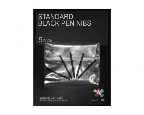 WACOM PEN NIBS BLACK 5 PACK FOR I4