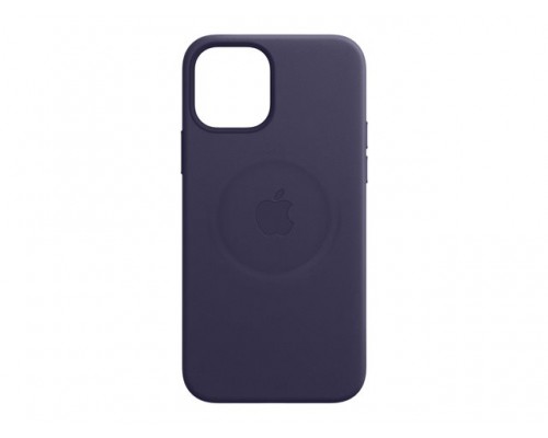 APPLE iPhone 12&sol;12 Pro Leather Case with MagSafe - Deep Violet