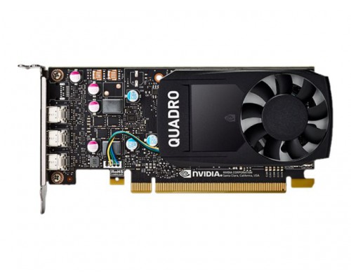 PNY Quadro P400 DVI PCI-Express 3&period;0 x16 LP 2GB GDDR5 64bit 3x Mini DP 1&period;4