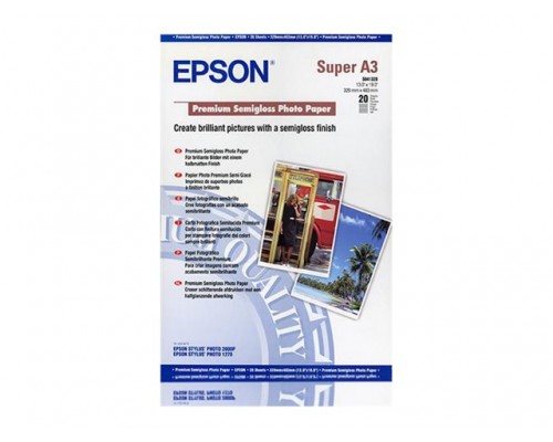EPSON Premium semi gloss photo papier inktjet 250g&sol;m2 A3&plus; 20 sheets 1-pack