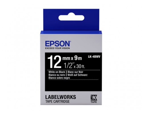 EPSON LK-4BWV Vif Blanc/Noir 12/9
