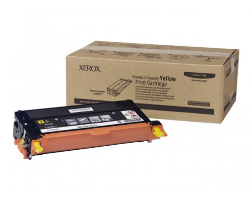 XEROX Phaser 6180 tonercartridge geel standard capacity 2&period;000 pagina s 1-pack