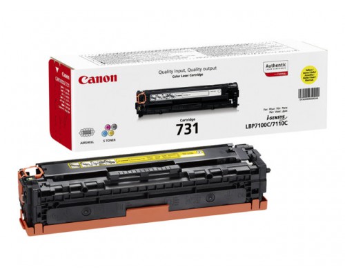 CANON 731-Y tonercartridge geel standard capacity 1.500 paginas 1-pack