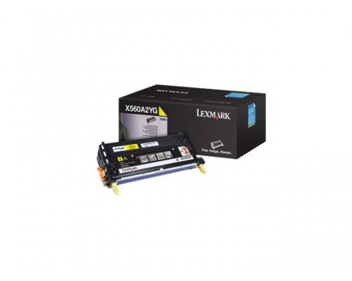 LEXMARK X560 tonercartridge geel standard capacity 4&period;000 paginas 1-pack