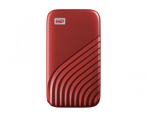 WD My Passport SSD 2TB Red Cross Compatible USB 3&period;2 Gen-2 and USB-C 1050MB&sol;s Read 1000MB&sol;s Write PC & Mac Compatiable