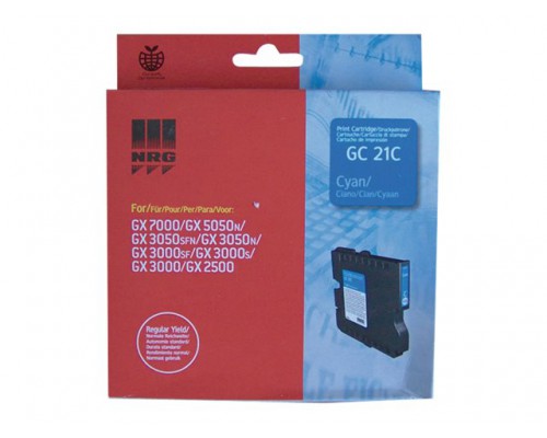 RICOH GC-21C gel cartridge cyaan standard capacity 1&period;000 pagina s 1-pack