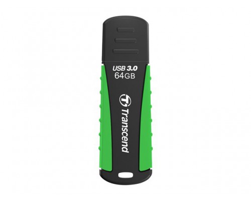 TRANSCEND JetFlash 810 64GB USB3&period;0 USB stick Groen Resistant to shock&sol;water&sol;dust&sol;scratches Meets US military drop-test